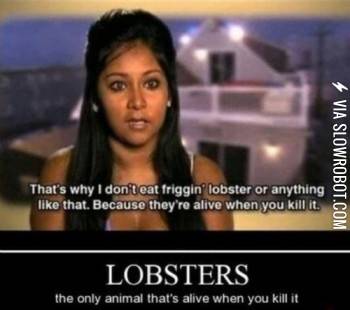 Lobsters.