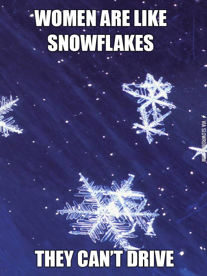 Women+are+like+snowflakes.