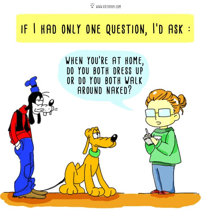 If+you+could+ask+one+question+to+Goofy+and+Pluto