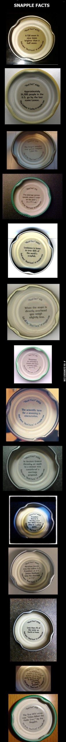 Snapple+facts.
