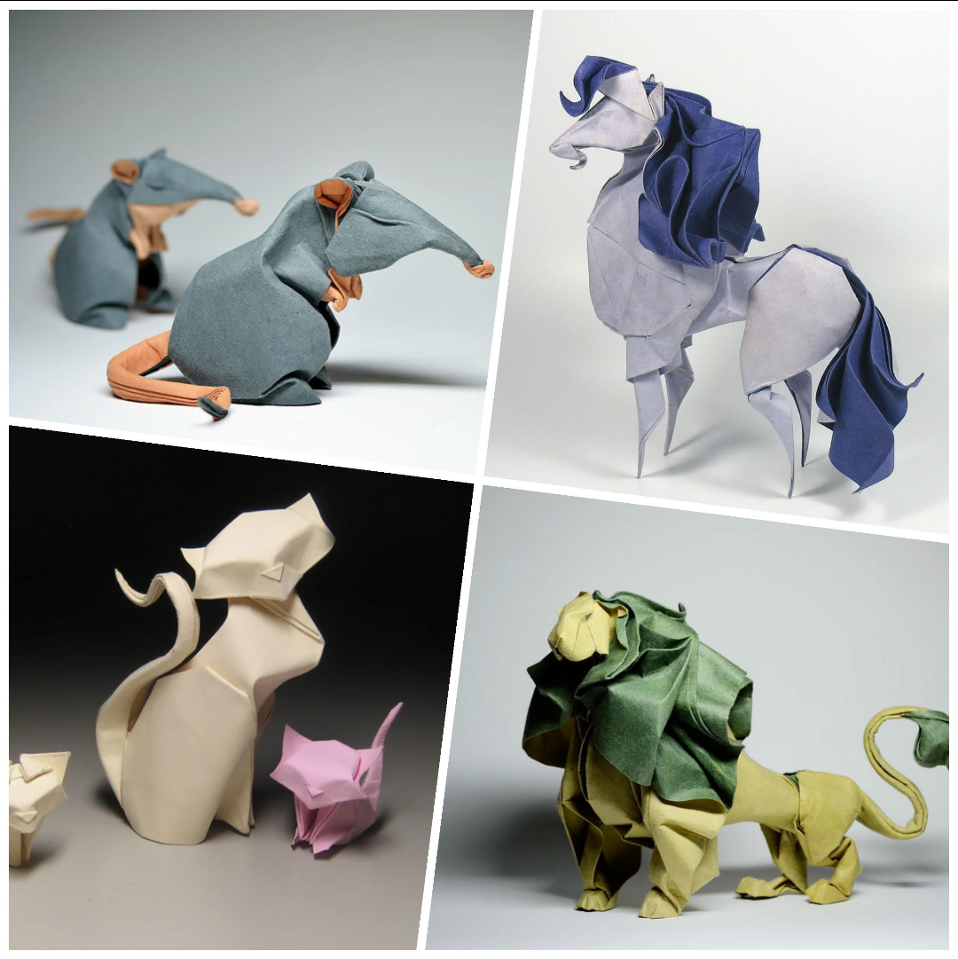 Curved+origami+using+a+wet+folding+technique.