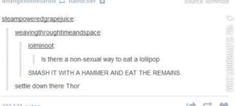 How+Thor+eats+a+lollipop
