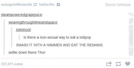 How+Thor+eats+a+lollipop