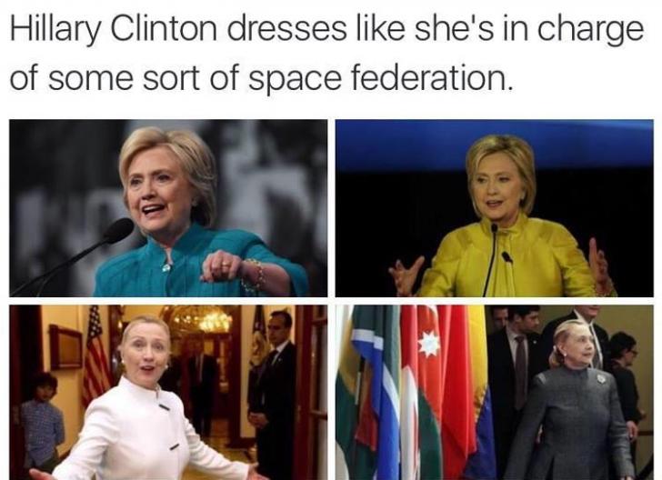 Hillary+Clinton+dresses+like+she%26%238217%3Bs+in+charge+of+some+sort+of+space+federation