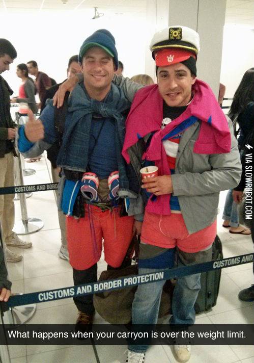 When+your+bags+are+over+the+weight+limit+at+the+airport.