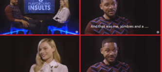 Margot+Robbie+insulting+Will+Smith