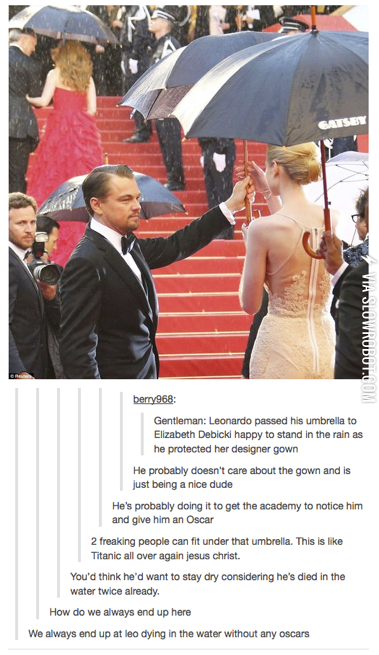 Leo+dying+in+the+water+without+any+oscars