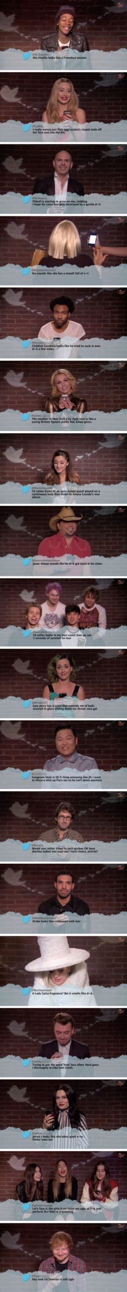 Celebrities+reading+mean+tweets+about+themselves