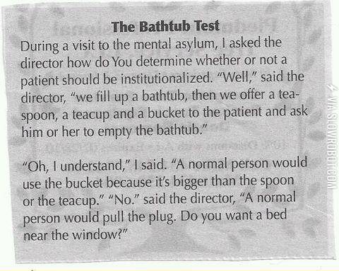 Bathtub+test