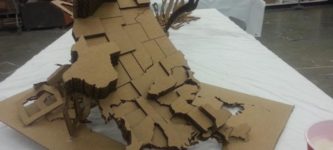 3D+cardboard+U.S.+Population+map+of+the+contiguous+United+States