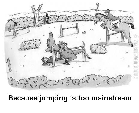 Hipster+horse+coming+through..