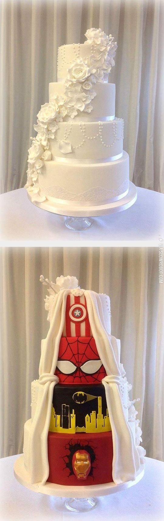 Dual+Wedding+Cake