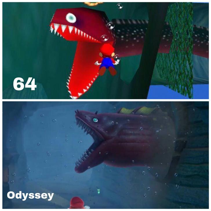 Mario+64+vs.+Mario+Odyssey
