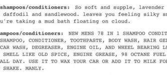 Shampoos