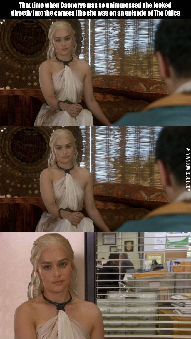 Daenerys+on+an+episode+of+the+office.