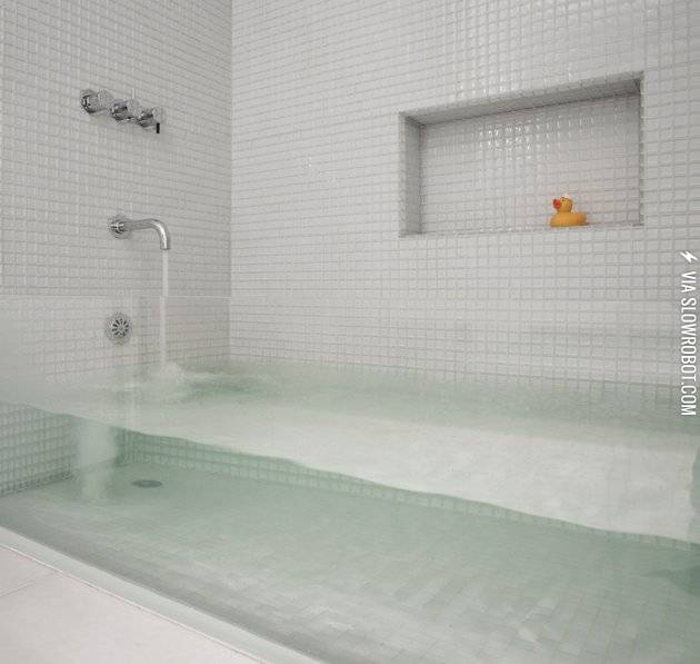A+clear+bathtub