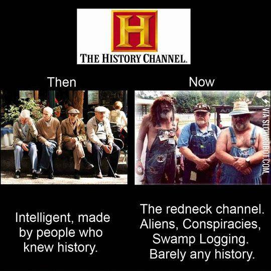 The+History+Channel%3A+Then+Vs.+Now