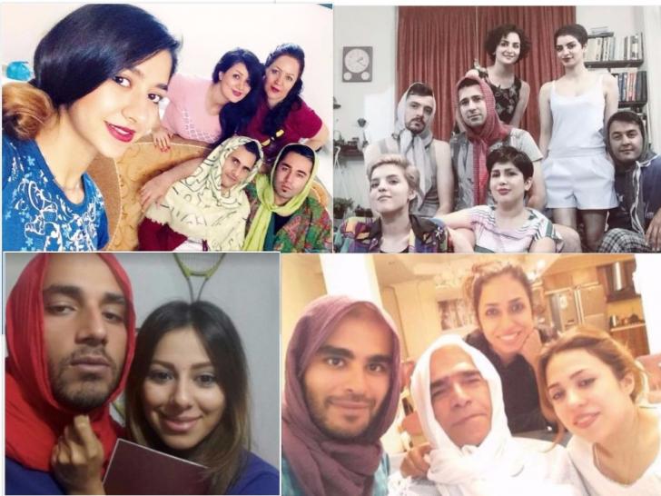 Men+in+Iran+are+covering+their+hair+in+solidarity+with+Iranian+women+who+are+forced+to+wear+hijab+%23MenInHijab