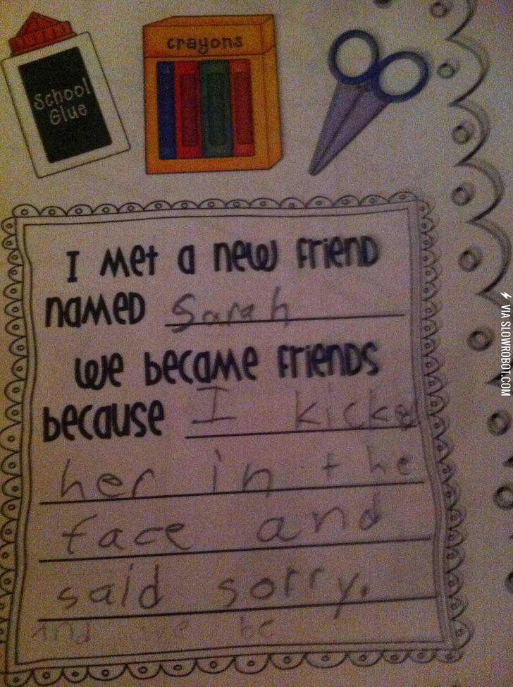 That%26%238217%3Bs+a+strange+way+to+make+friends.