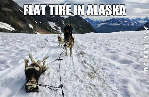 Flat+tire+in+Alaska.