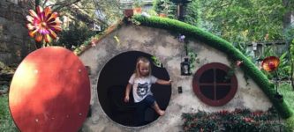 My+friend+built+a+Hobbit+playhouse+for+her+daughter+in+their+backyard