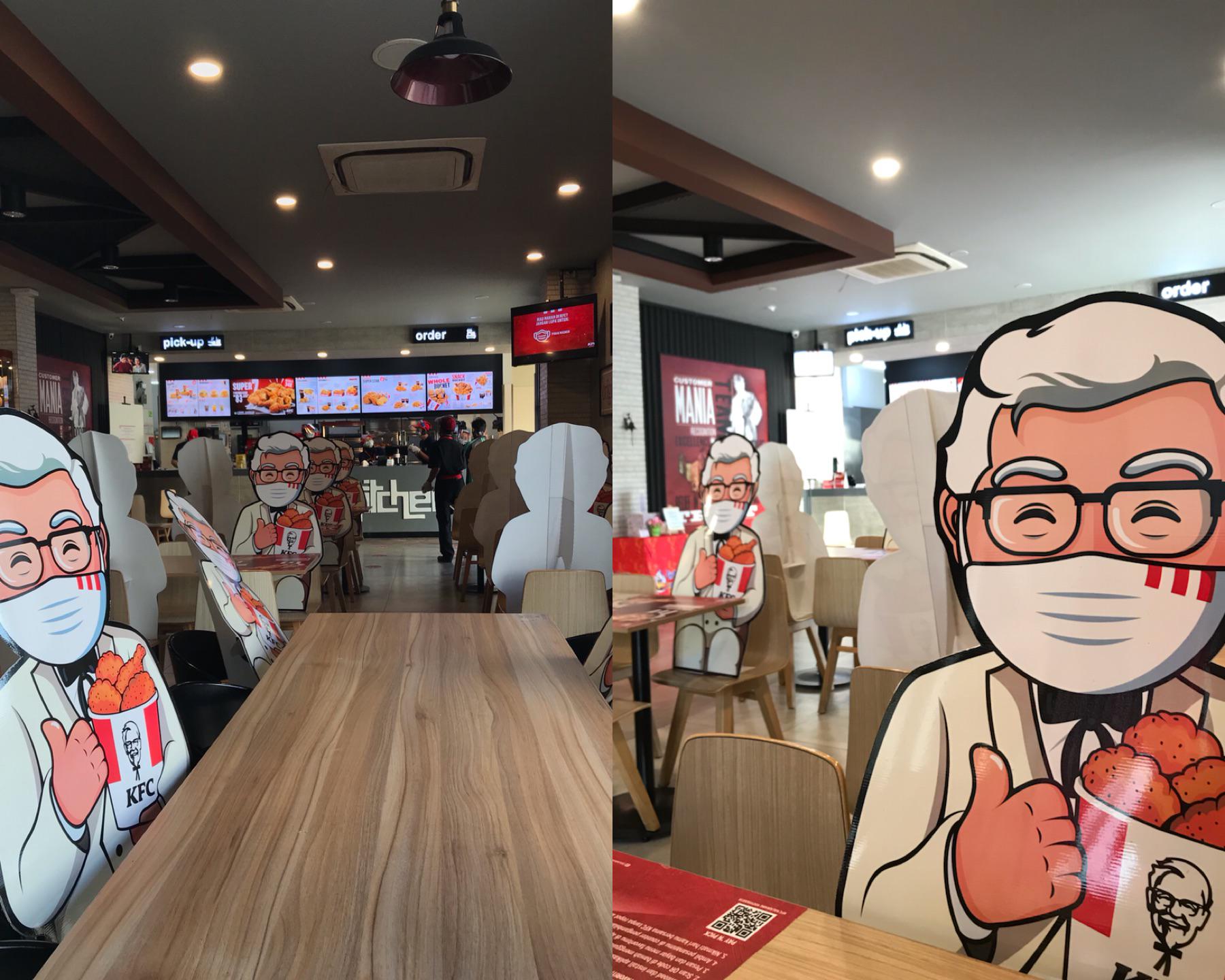 KFC+is+using+the+Colonel+to+enforce+distancing.