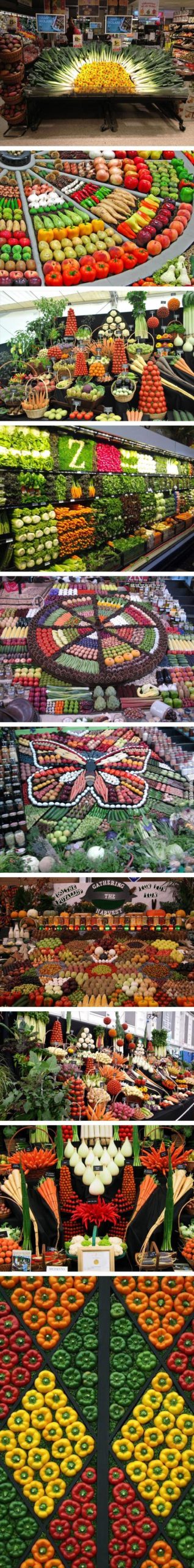 Intricate+Vegetable+Displays