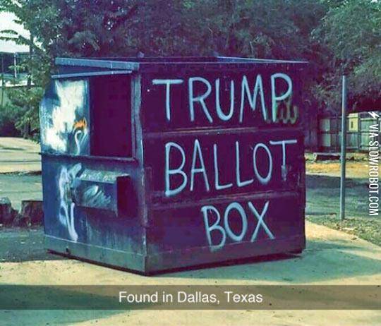 Trump+Ballot+Box