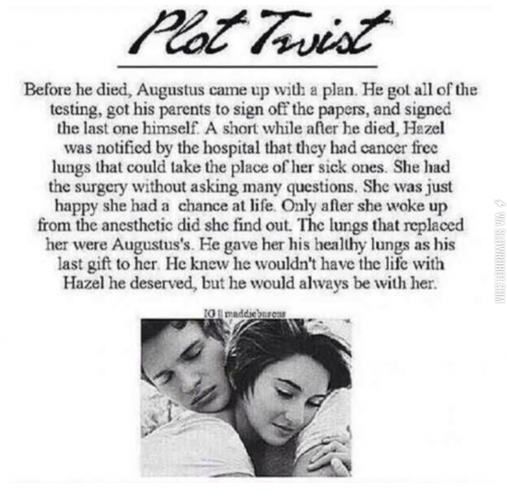 The+Fault+in+our+Stars+plot+twist%21