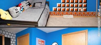 A+Mario+themed+bedroom