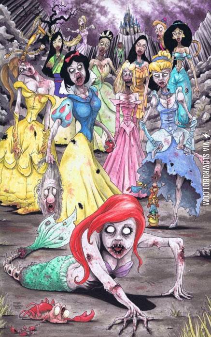 Disney+princess+zombies.