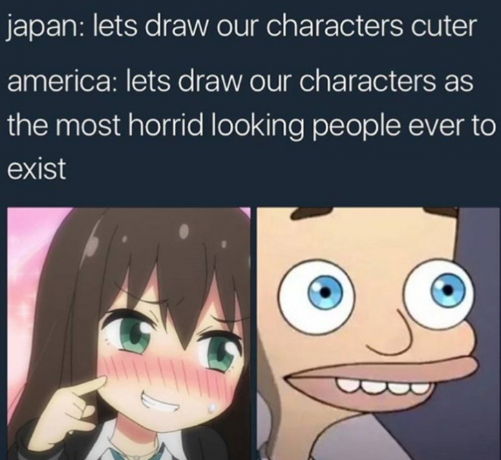Japanese+animated+kids+v+American+animated+kids
