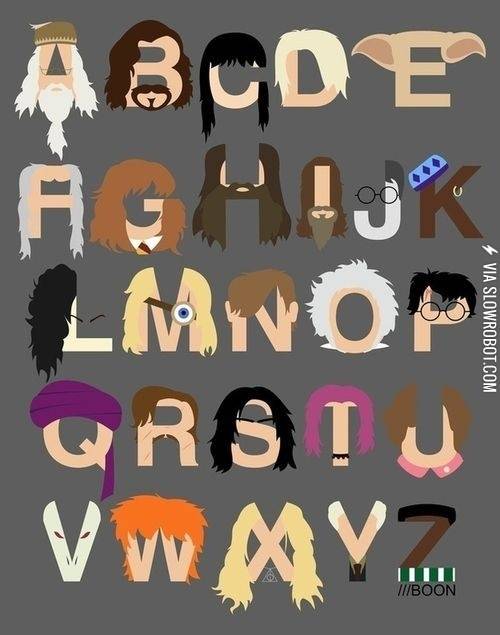 Harry+Potter+alphabet+characters