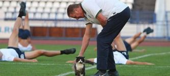 Cat+Attended+Football+Team+Training