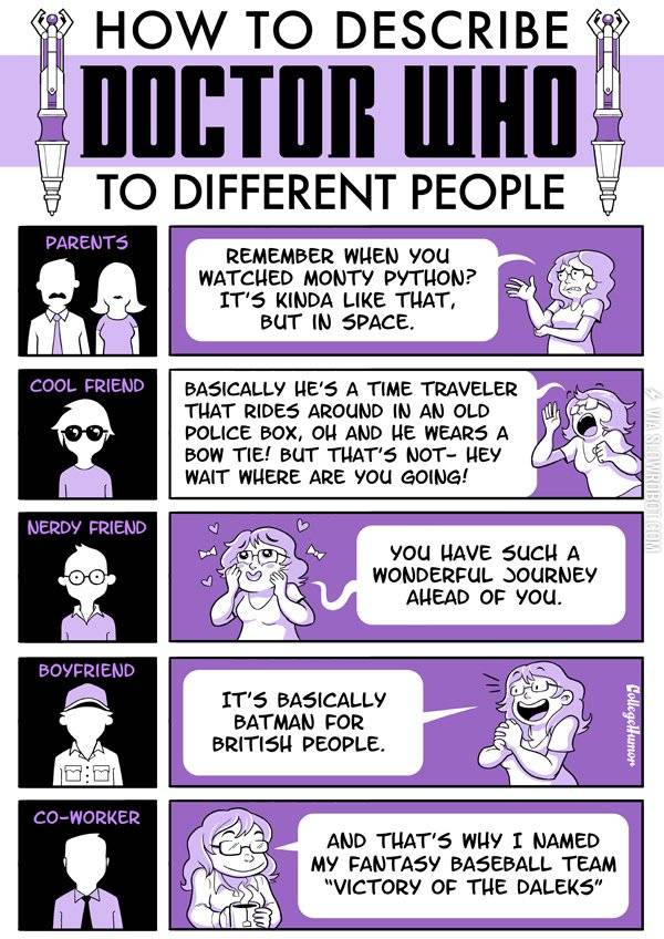 How+to+describe+Doctor+Who+to+different+people.