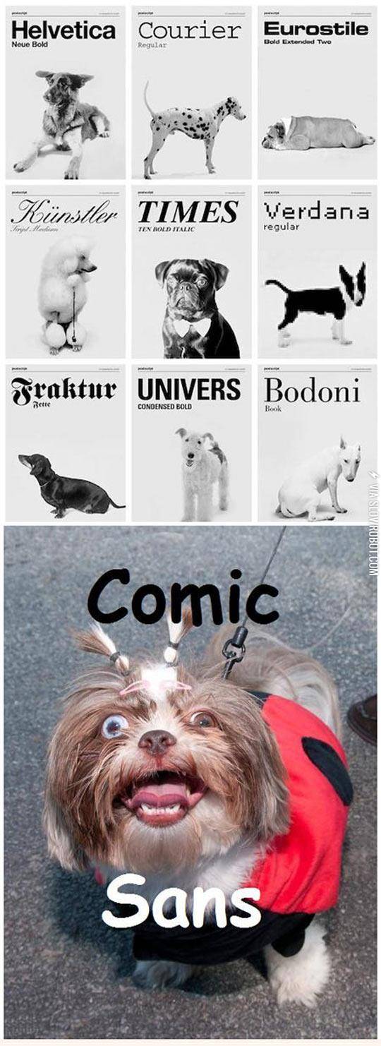 If+Dogs+Were+Actually+Fonts