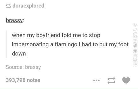 I+had+to+put+my+foot+down