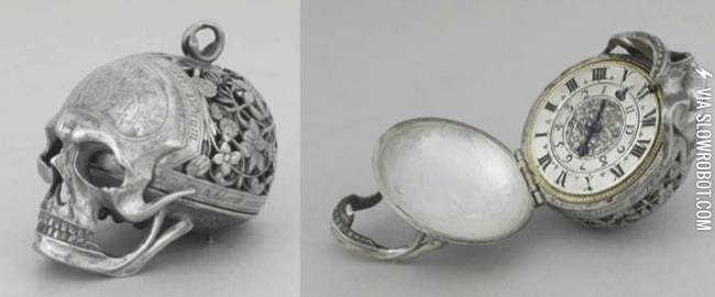 A+skull+pocket+watch+from+1780