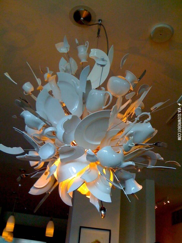 Exploding+Dishes+Chandelier