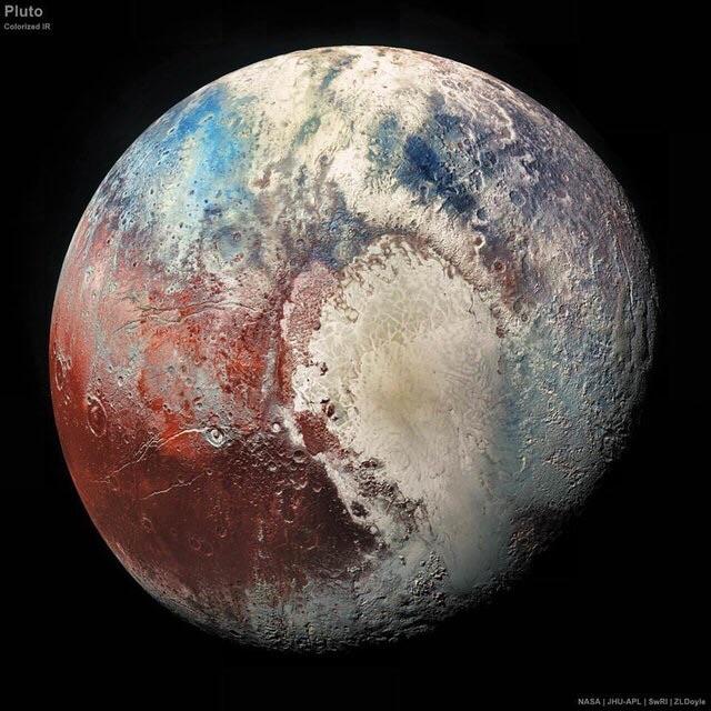 Pluto%2C+in+Colorized+Infrared