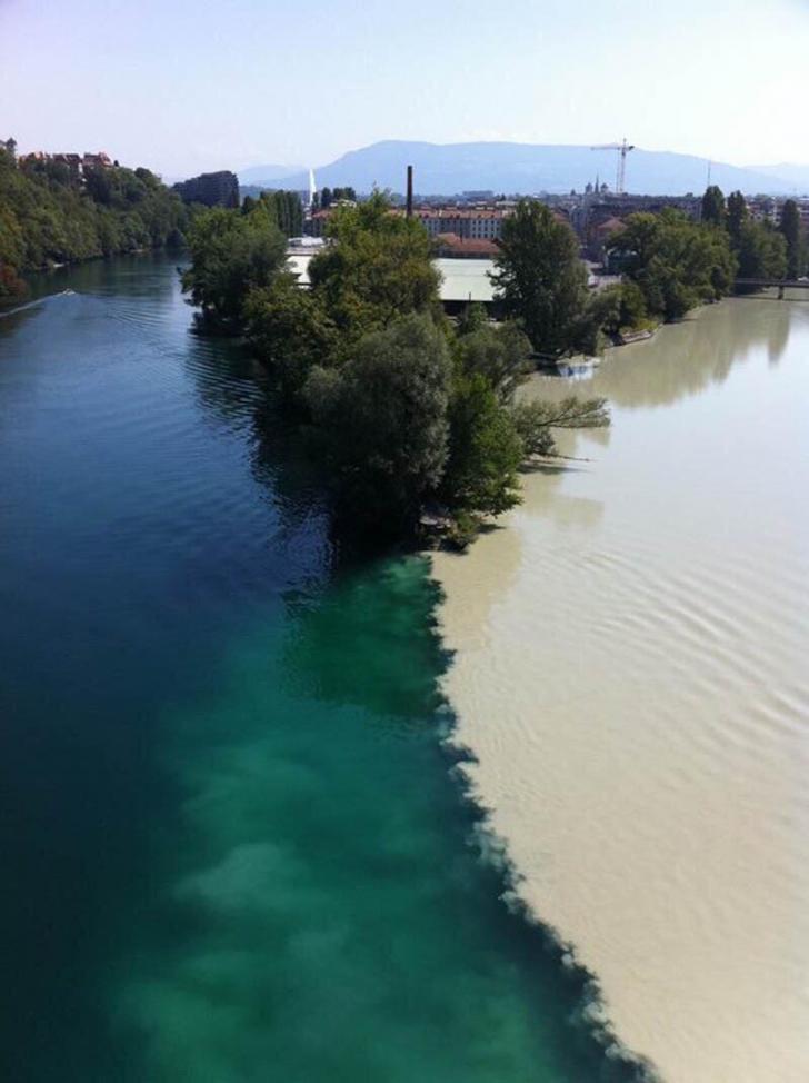 Two+rivers+meet+in+Switzerland