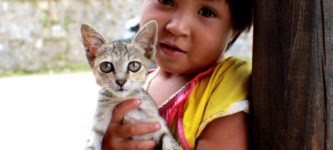 A+little+girl+and+her+cat+in+Sapa%2C+Vietnam.