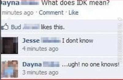What+does+IDK+mean%3F