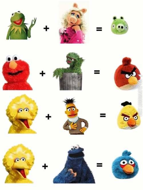Sesame+street+%3D+Angry+birds.