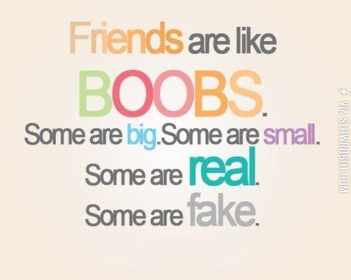 Friends+are+like+boobs.