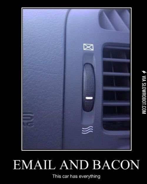 Email+and+bacon.