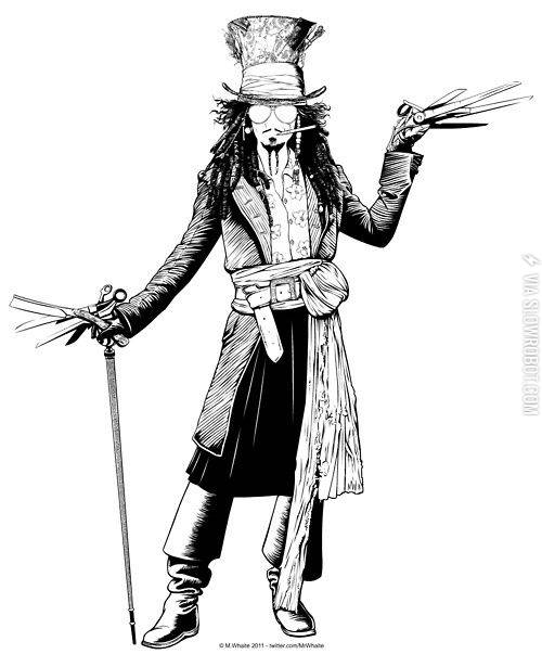 The+many+characters+of+Johnny+Depp.