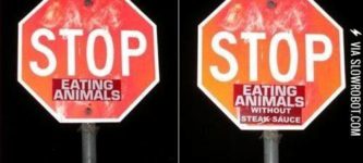 Stop+eating+animals.