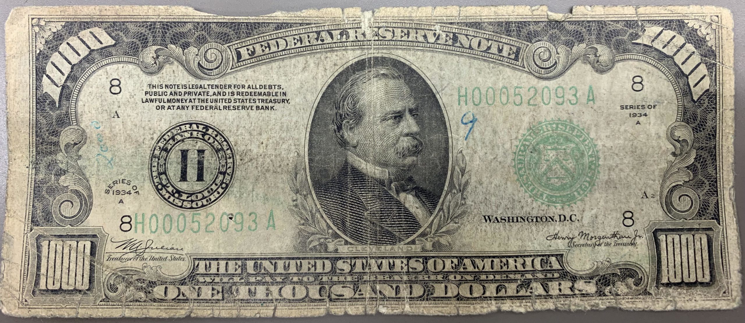 1943+%241000+dollar+bill.