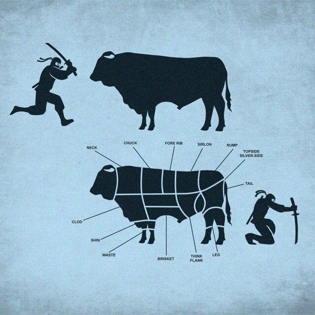samurai+vs+bull